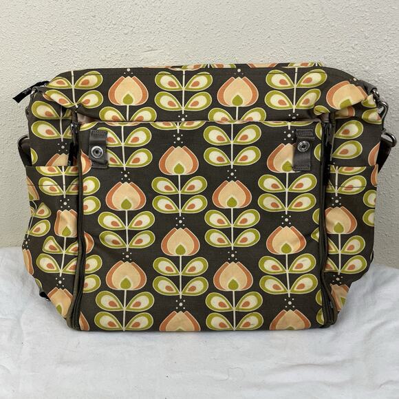 Petunia Pickle Bottom Boxy Backpack Diaper Bag Oslo in Bloom Boho Floral Retro - Picture 8 of 11